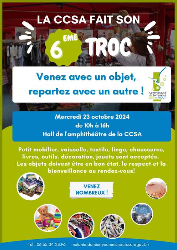 Troc 23 octobre 2024